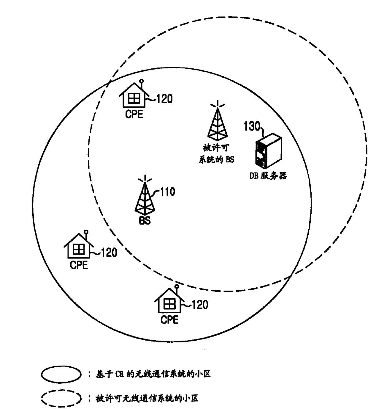 Apparatus and method for enquiring channel condition information in cognitive radio wireless communication system