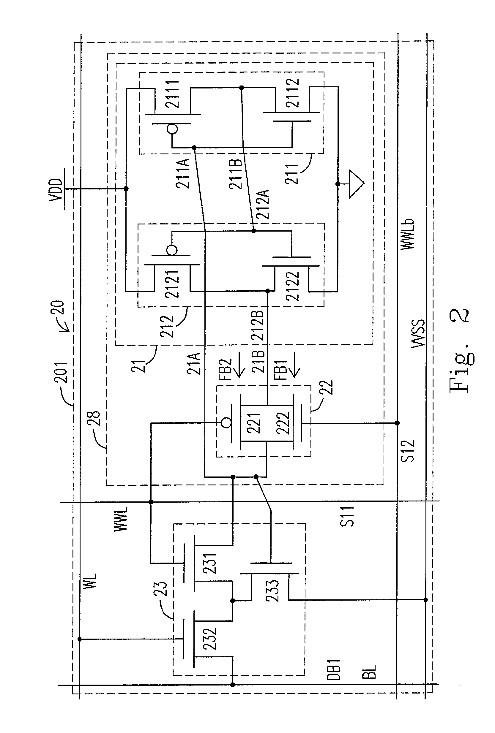 Static random access memory cell and method of operating the same