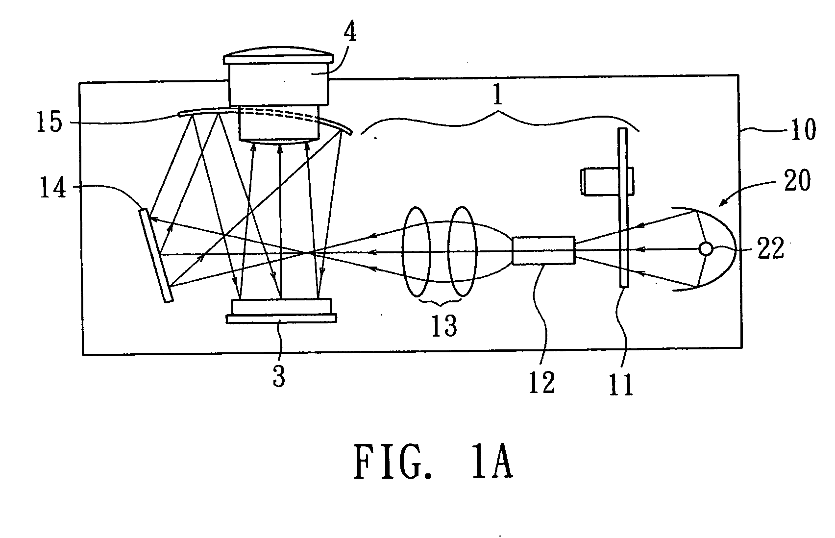 Adjustable lamp module and image projector applied with the lamp module