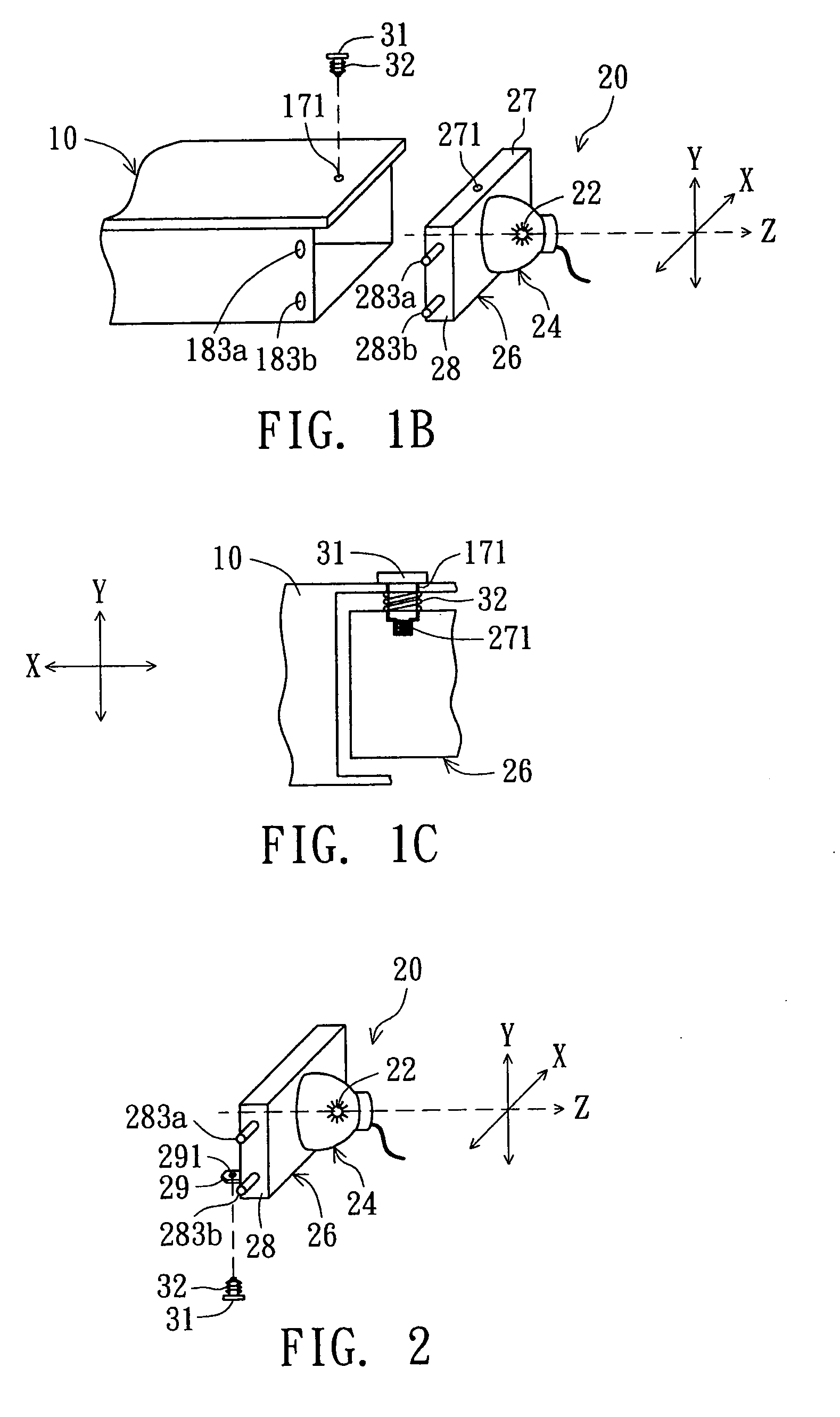 Adjustable lamp module and image projector applied with the lamp module