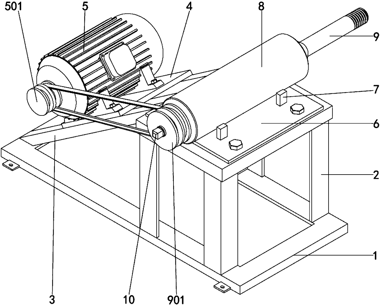 Mold repairing machine