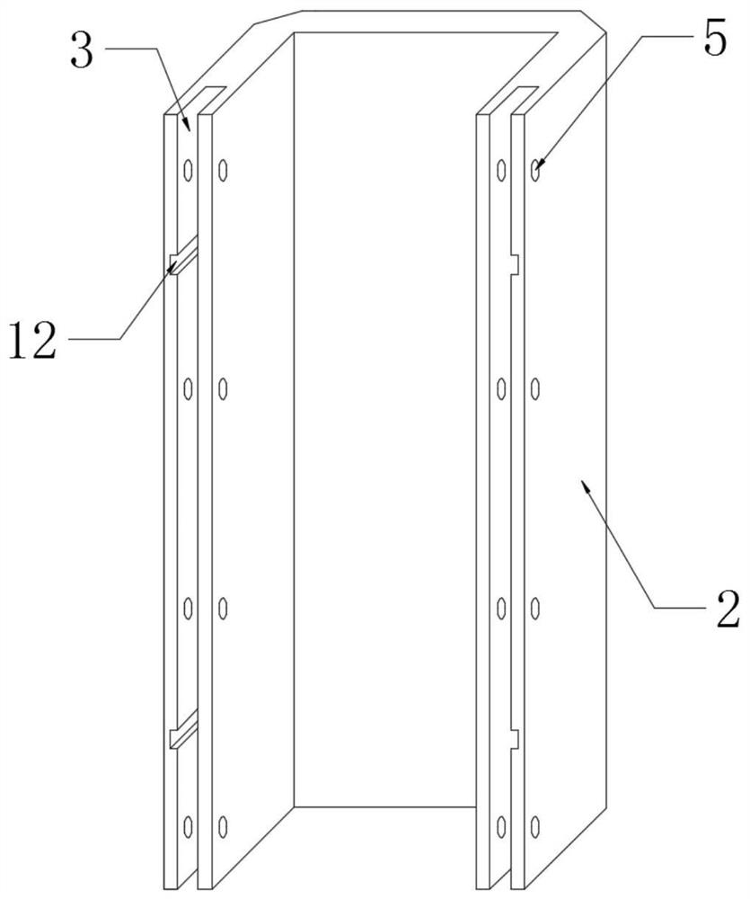 A hollow glass wall with splicing function for display windows and its splicing method