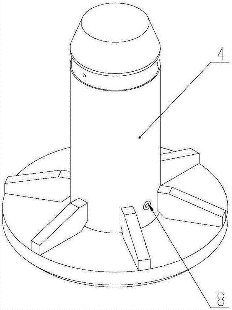 Combined slewing bearing device