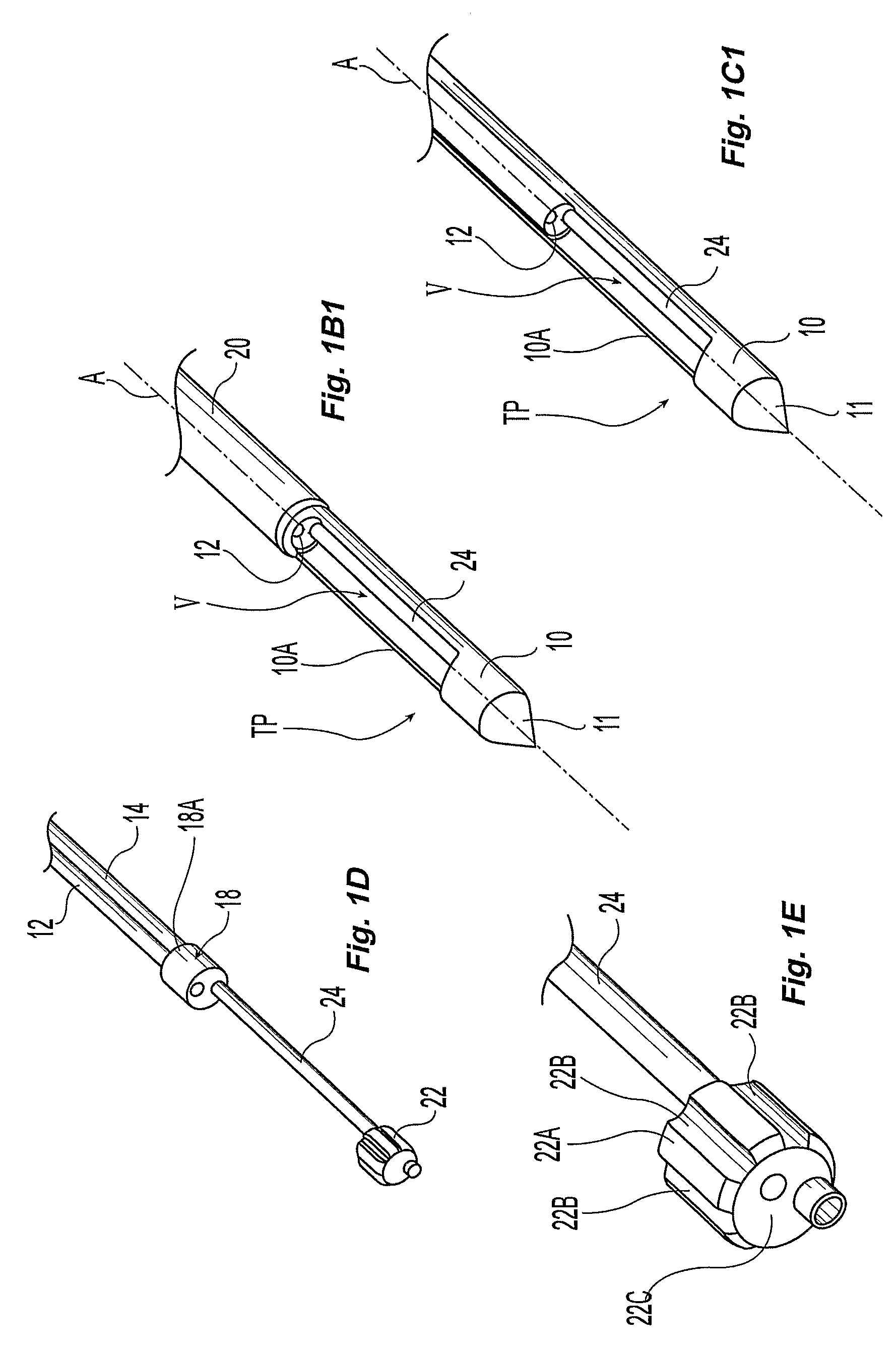 Single-insertion, multiple sample biopsy device with integrated markers