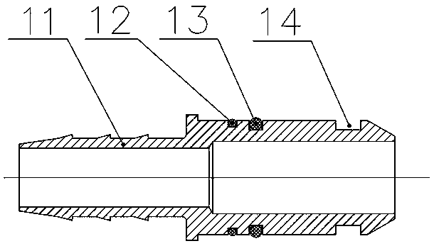 Quickly inserted joint assembly for vehicle pipeline system
