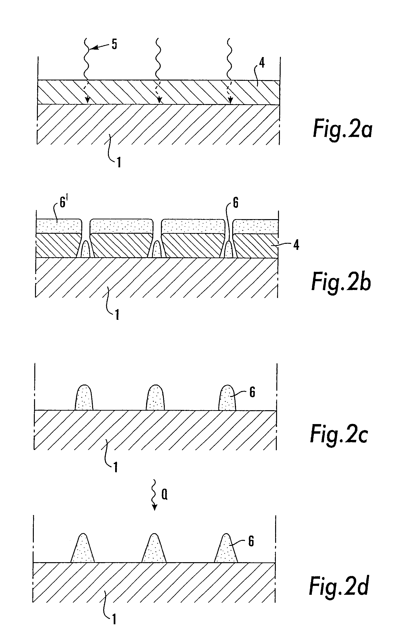 Method in connection with the production of a template and the template thus produced