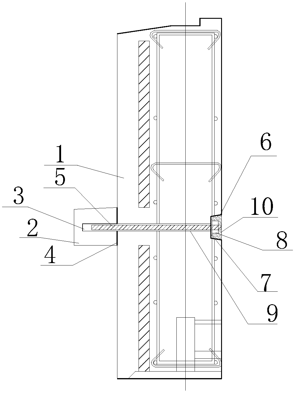 Method for installing prefabricated line of external wall of fabricated structure PC member