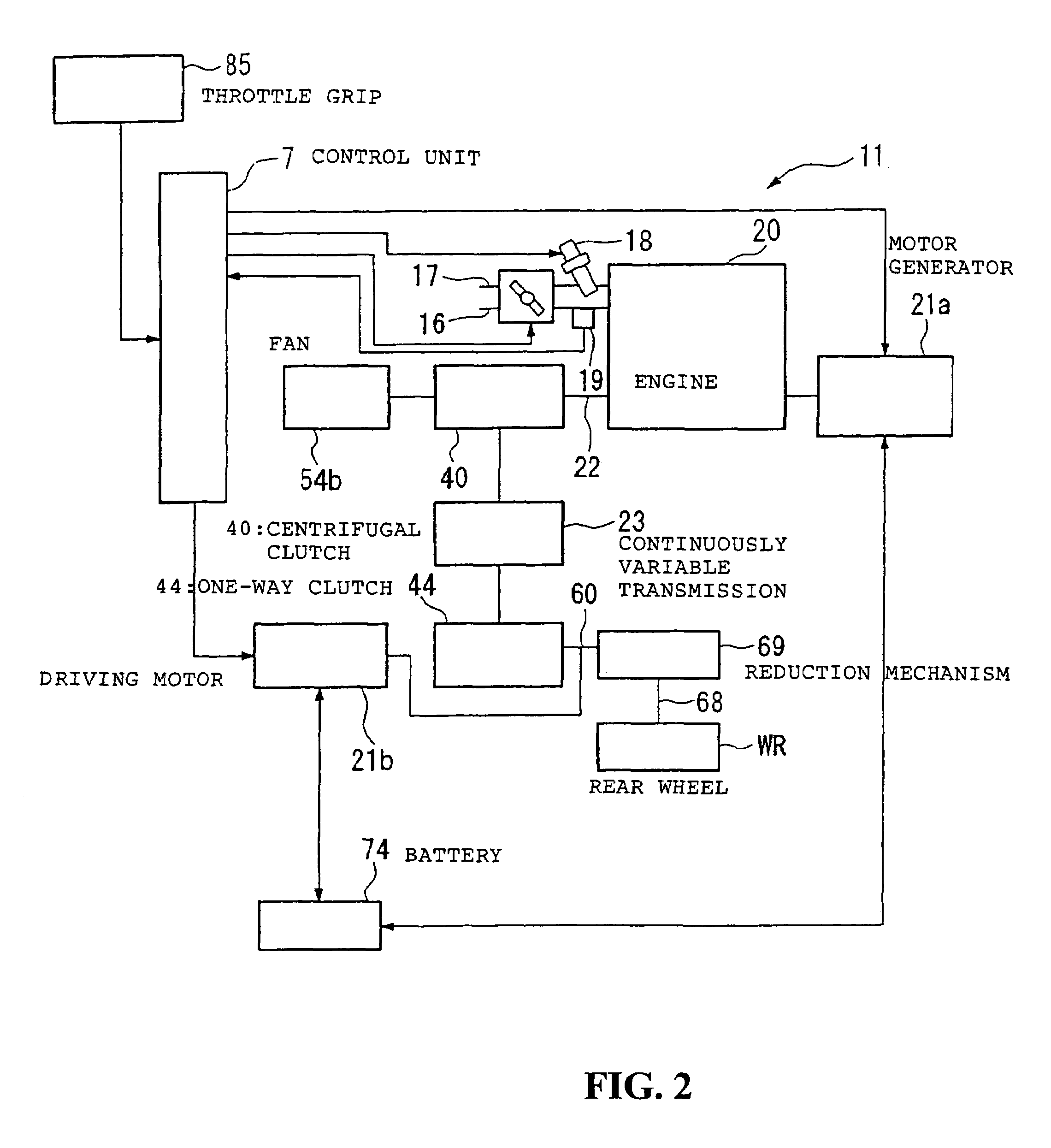 Power module driving control apparatus and hybrid vehicle