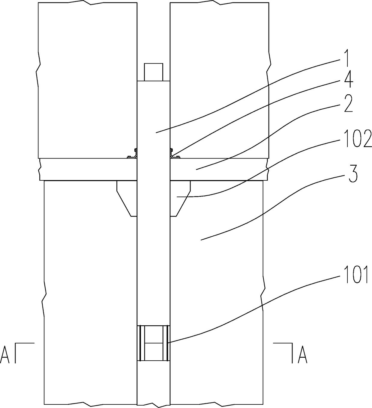 Construction method of composite connecting assembly-type building structure