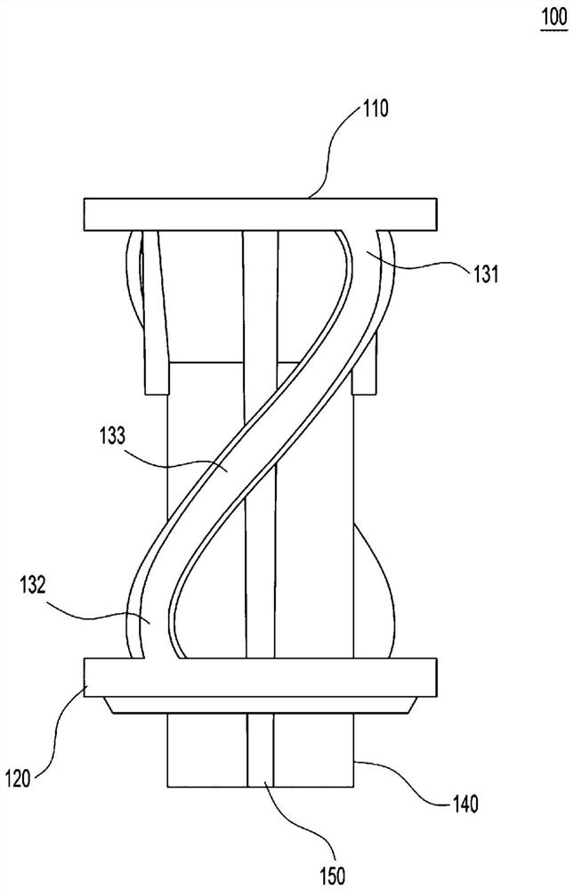 Elastic component and pump assembly comprising same