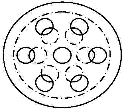 A device for printing number marks on the metal surface of a sphere and its application method