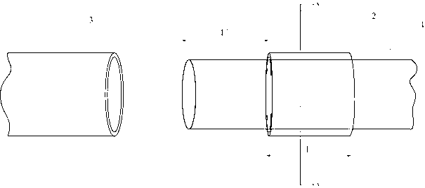 Welding method of metal pipe fitting