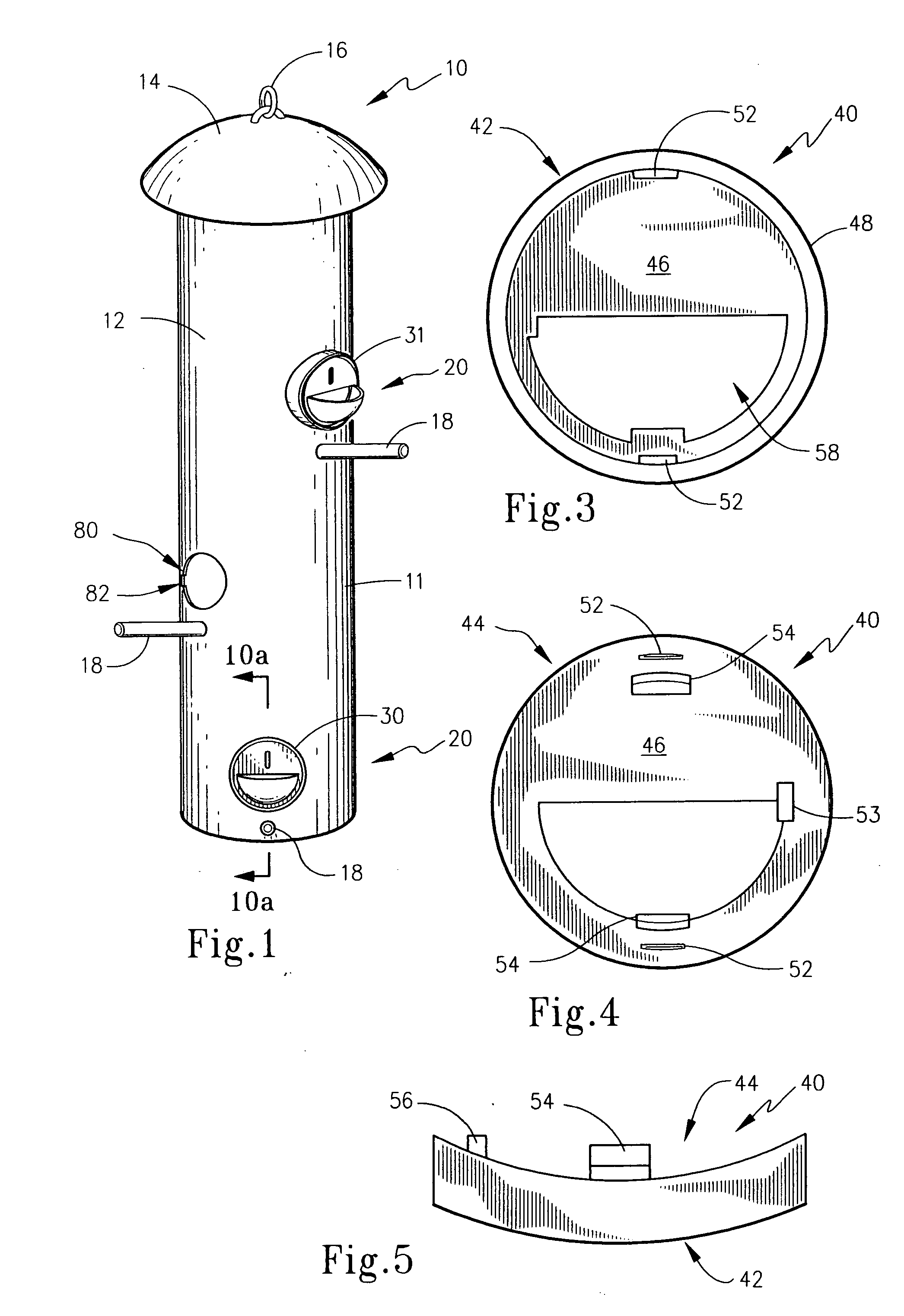 Birdfeeder and seed dispenser therefor