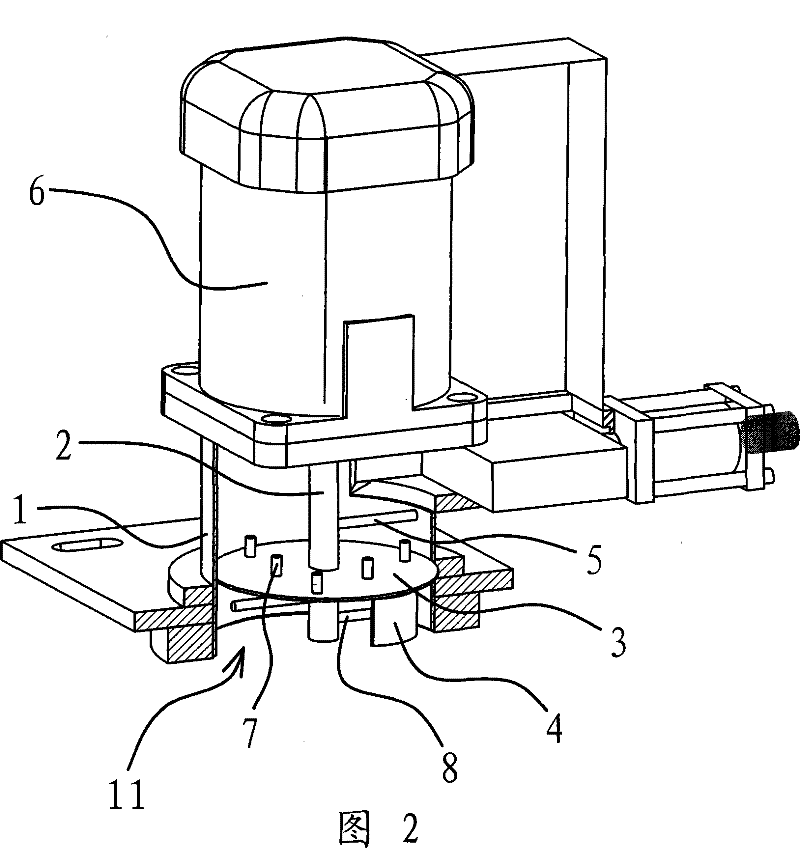 Feeding device of a powder compression molding machine