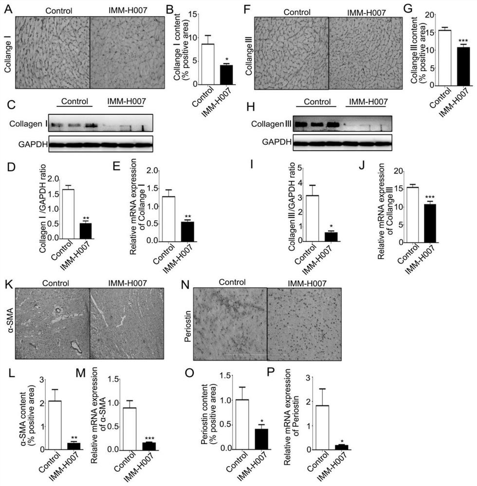 Application of triacetyl-3-hydroxyphenyladenosine in preparation of medicine for inhibiting cardiac fibrosis