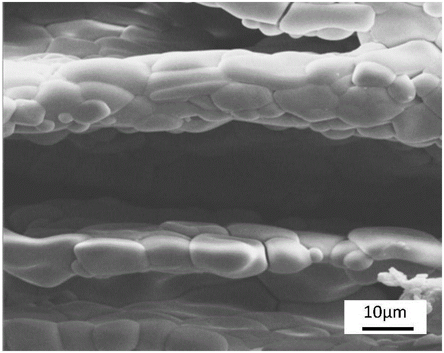 Regulation method for pore structure of laminated porous alumina ceramics