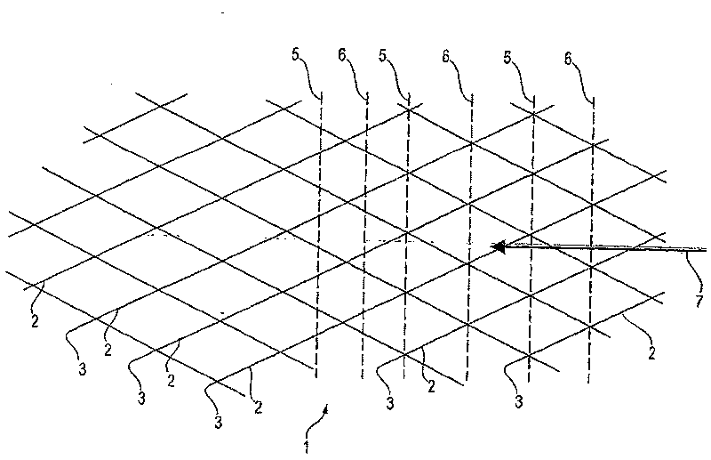 Method for manufacturing a three dimensional frame structure for use as a core structure in a sandwich construction and frame structure manufactured thereby