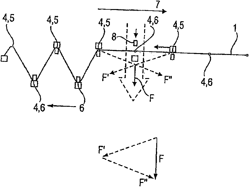 Method for manufacturing a three dimensional frame structure for use as a core structure in a sandwich construction and frame structure manufactured thereby