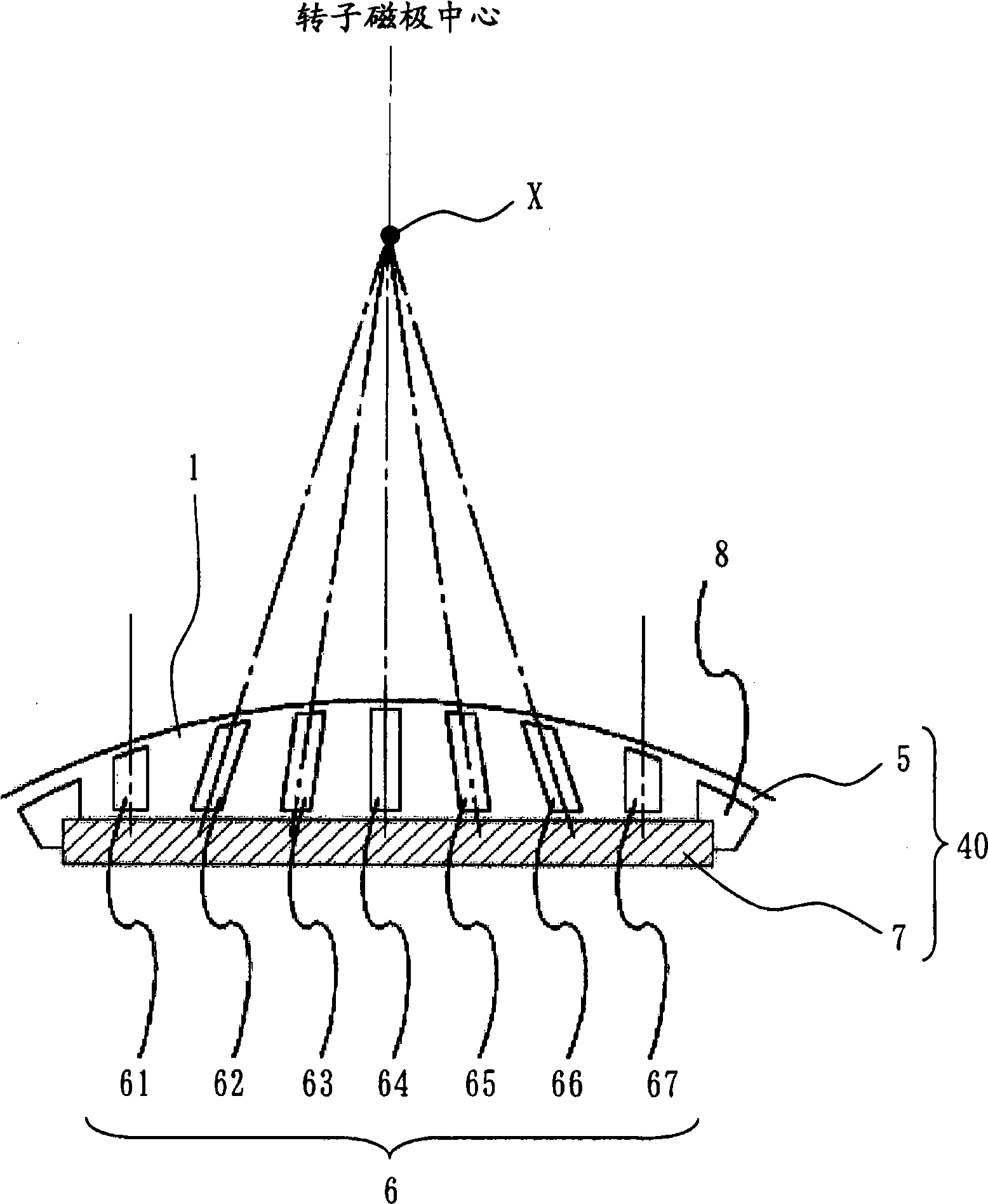 Permanent magnet synchronous motor and enclosed compressor