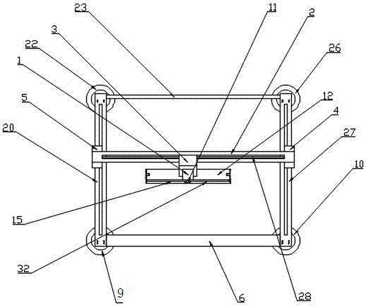 Automatic tray unloading and stacking device of cubic seedling machine seedling trays