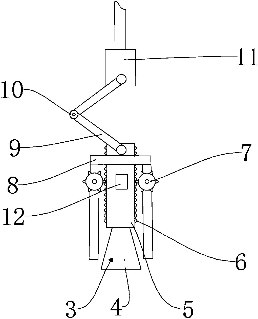 Three-dimensional azimuth grinding device for sapphire