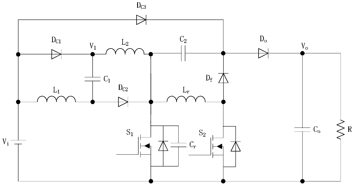 A Zero-Voltage Switching High-Gain DC-DC Converter Containing Switched Capacitors