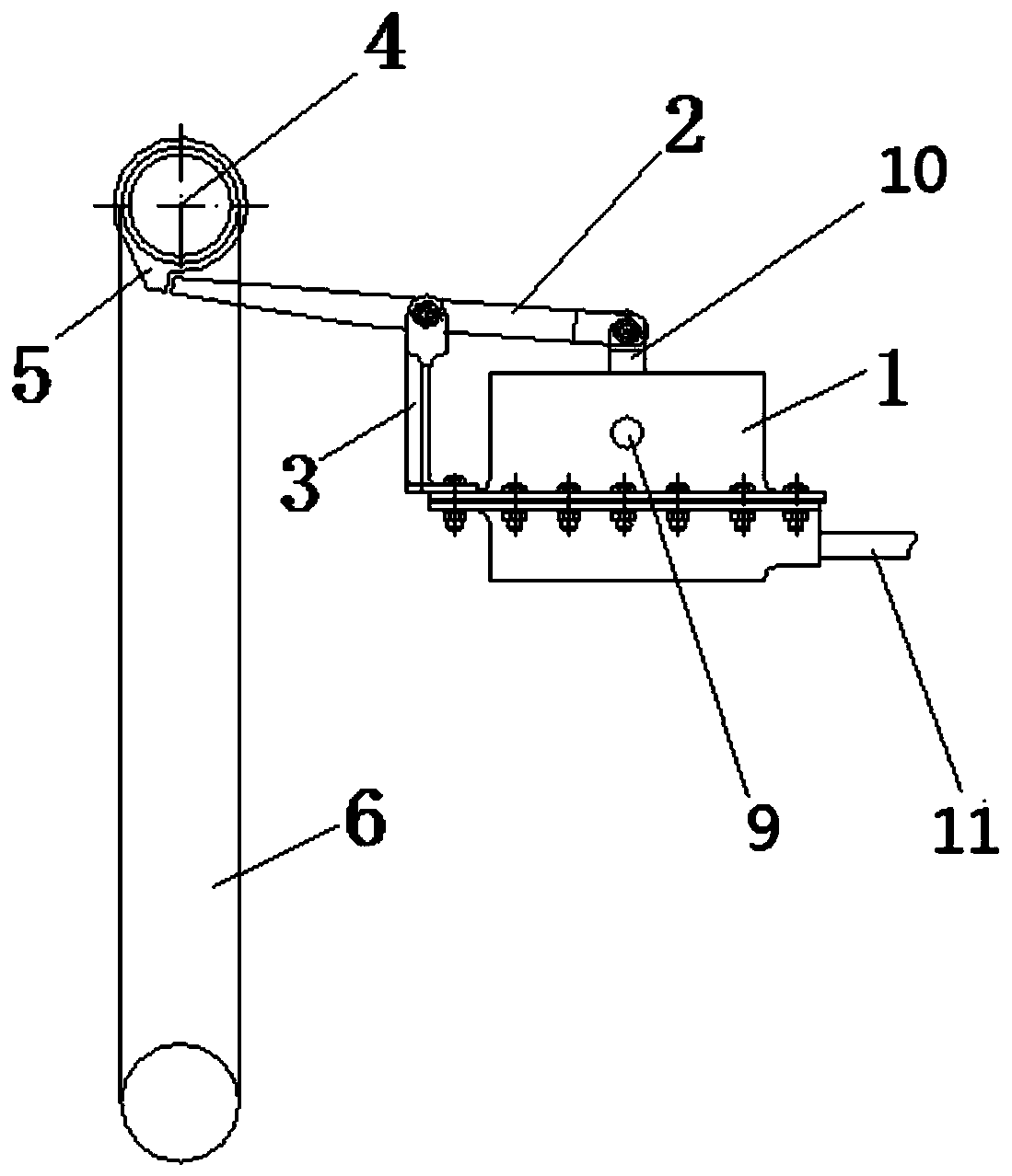 Insurance structure and insurance method for airplane cabin door locking state