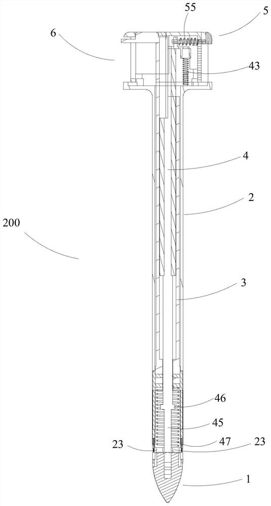 A puncture core assembly and a puncture device having the same