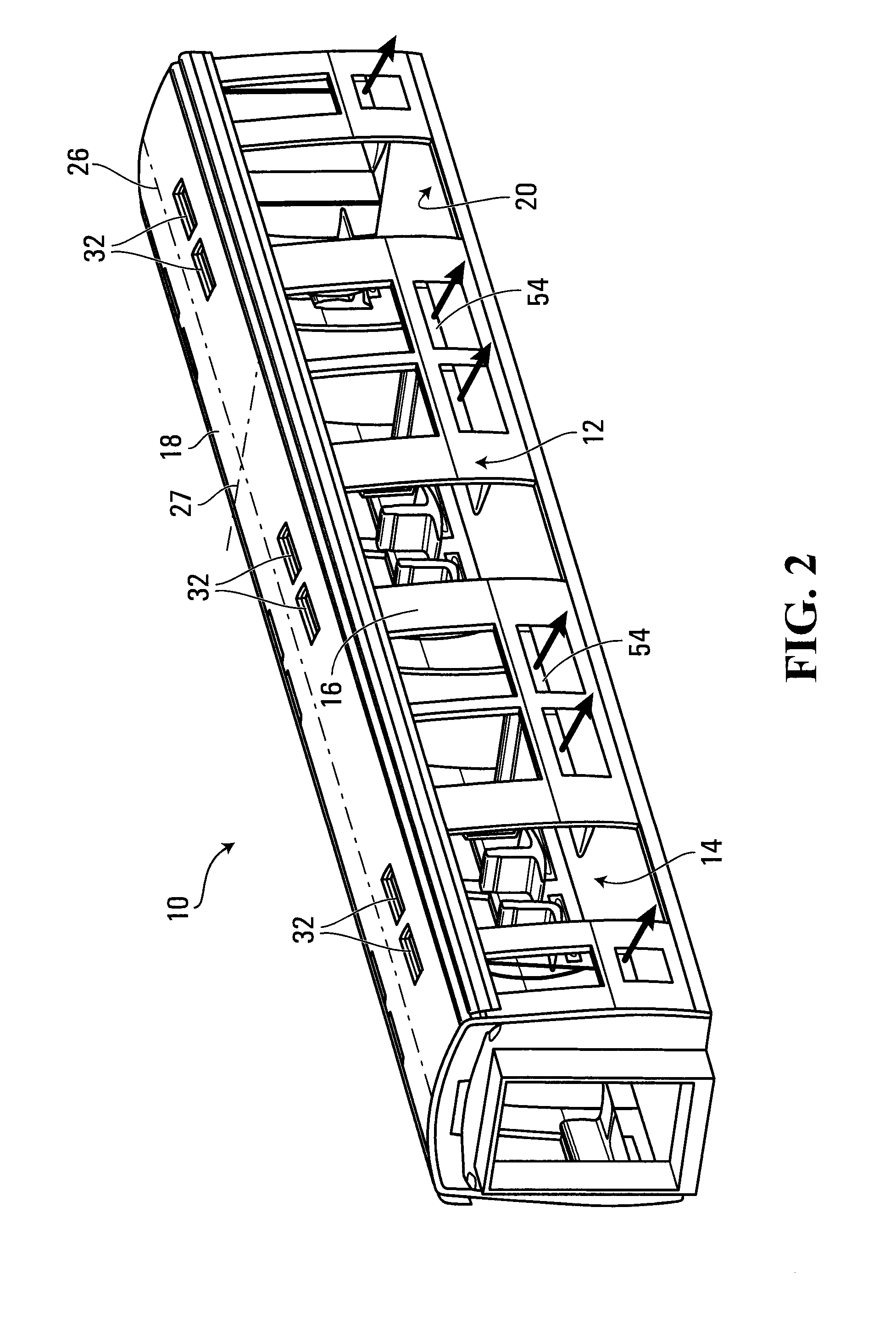 Ventilation System for a Passenger Transit Vehicle