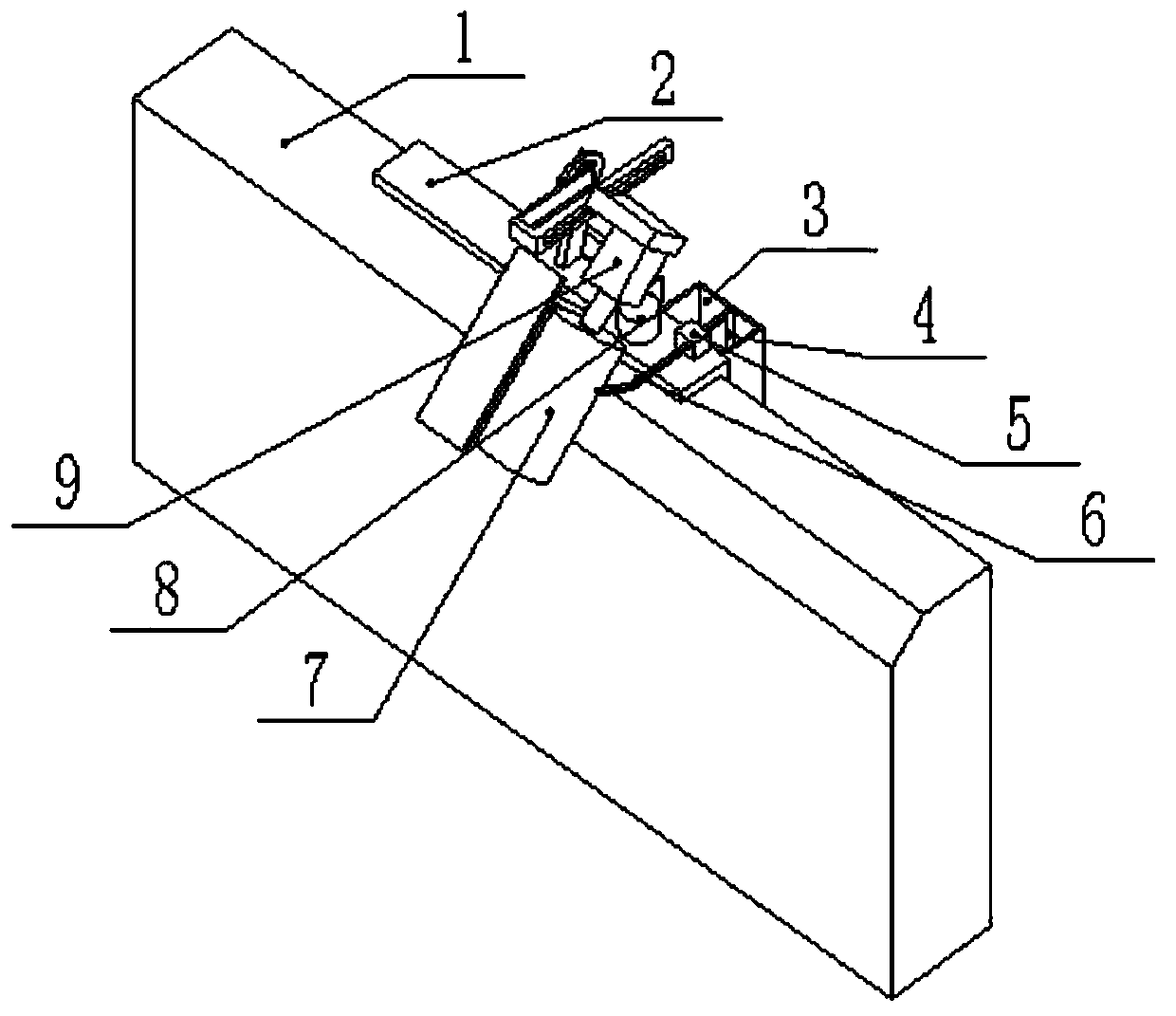 A glass edging device for engineering