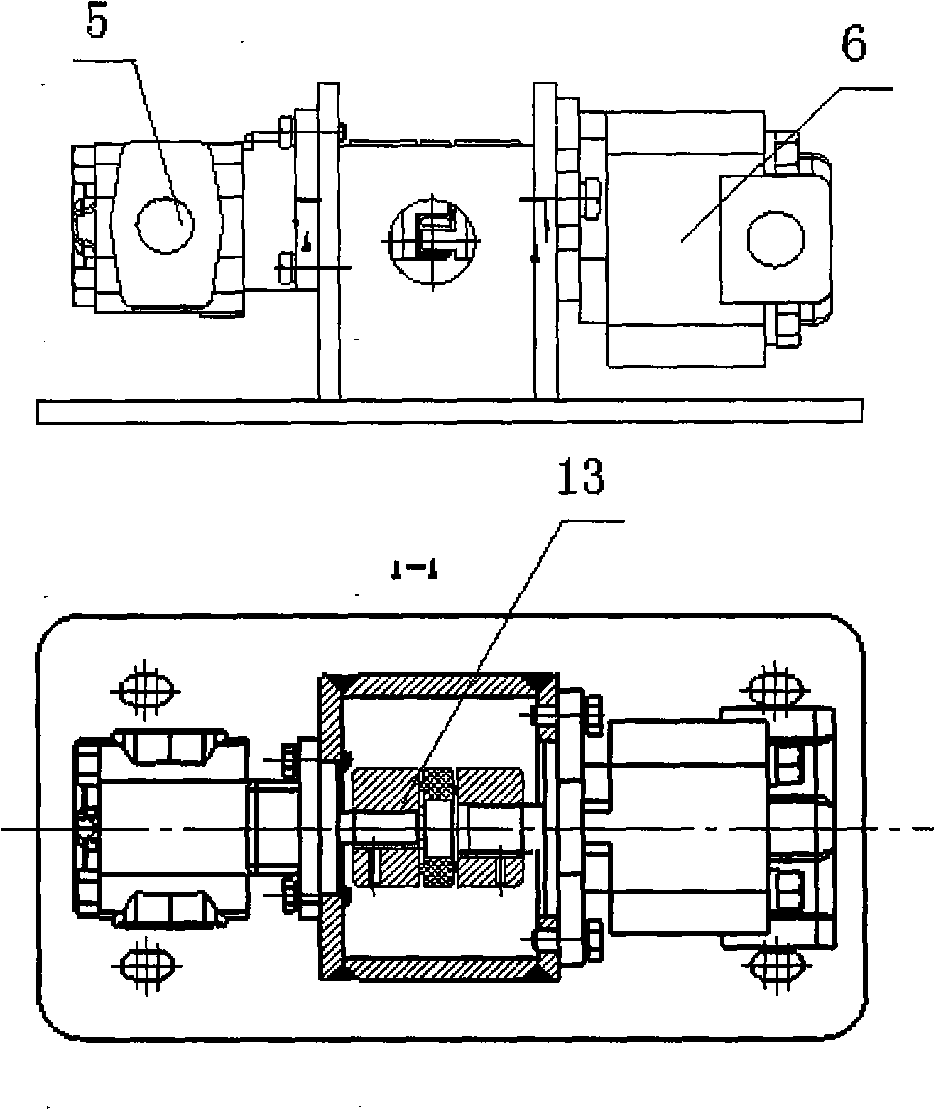 Forced lubrication system for cutting speed reducer of tunneller