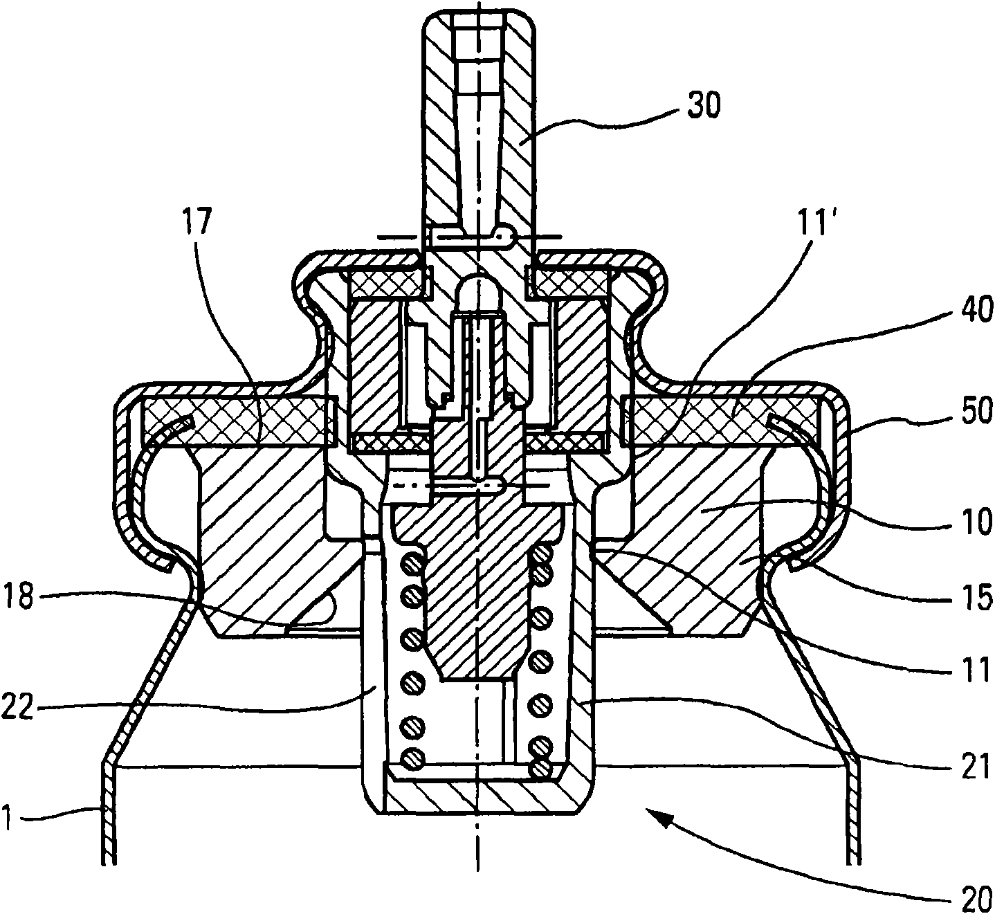 Ring for fluid production dispensing