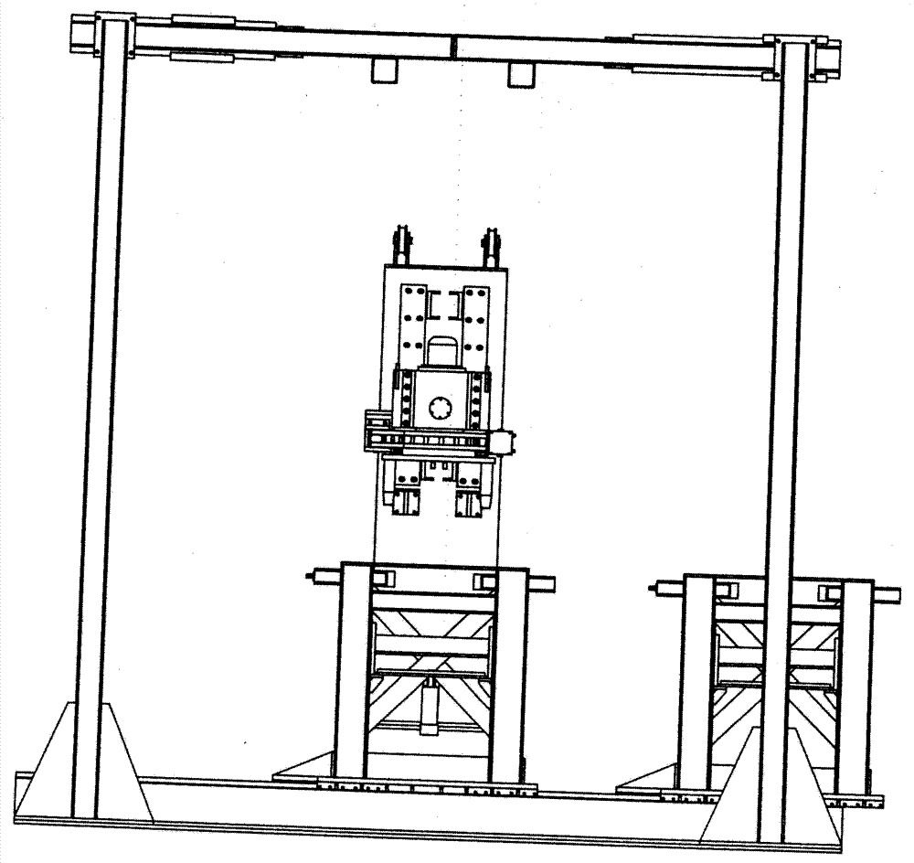 A vertical disassembly and assembly equipment for hydraulic support columns