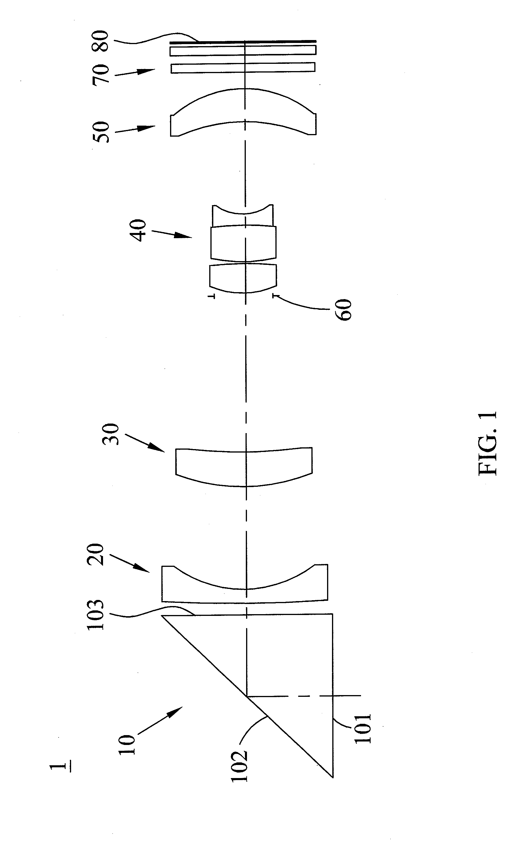 Optical lens assembly for capturing images and image capture device therewith