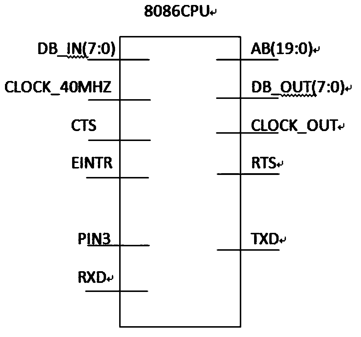 FPGA-based microcomputer interface hardware experiment platform