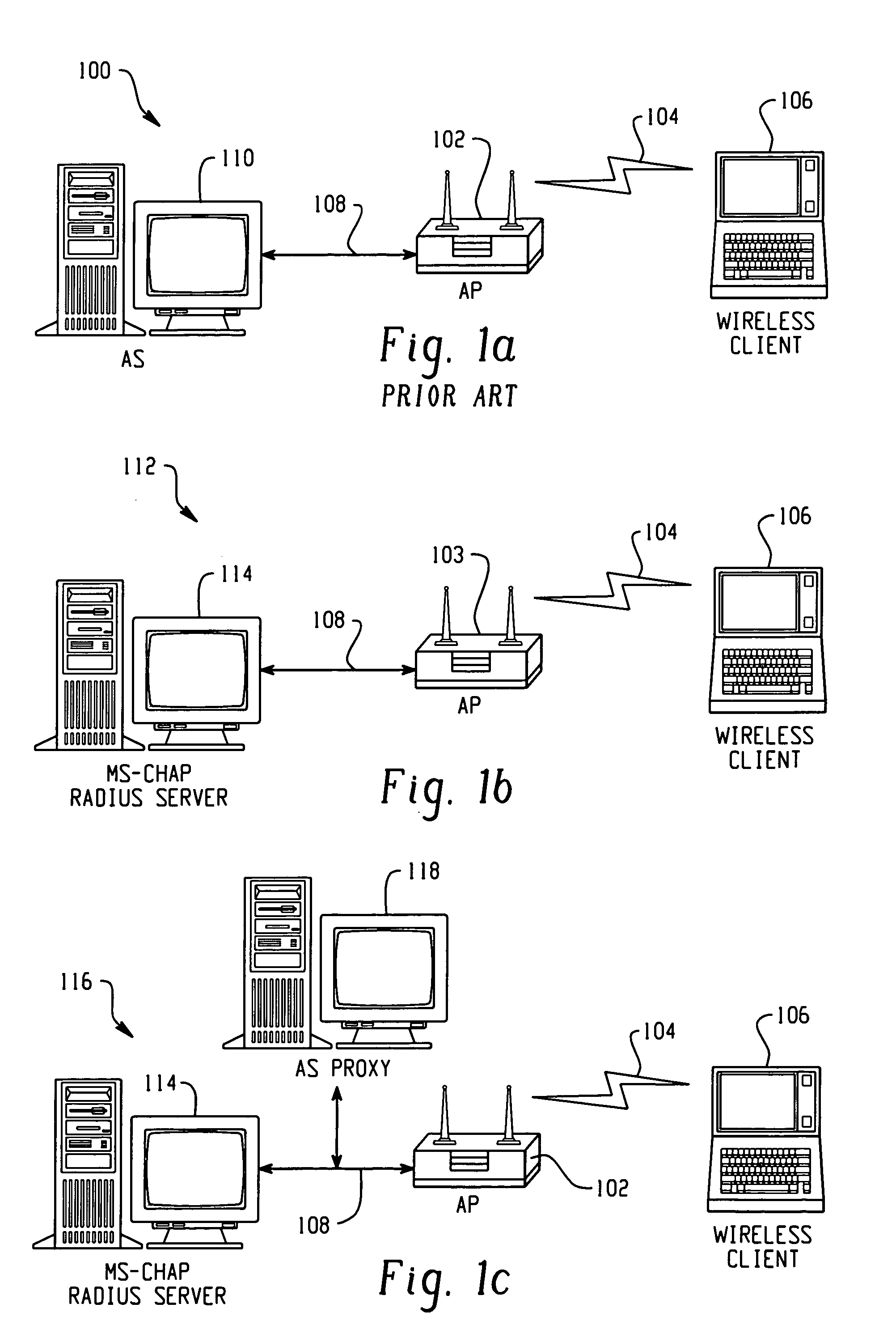 System and method of controlling access by a wireless client to a network that utilizes a challenge/handshake authentication protocol