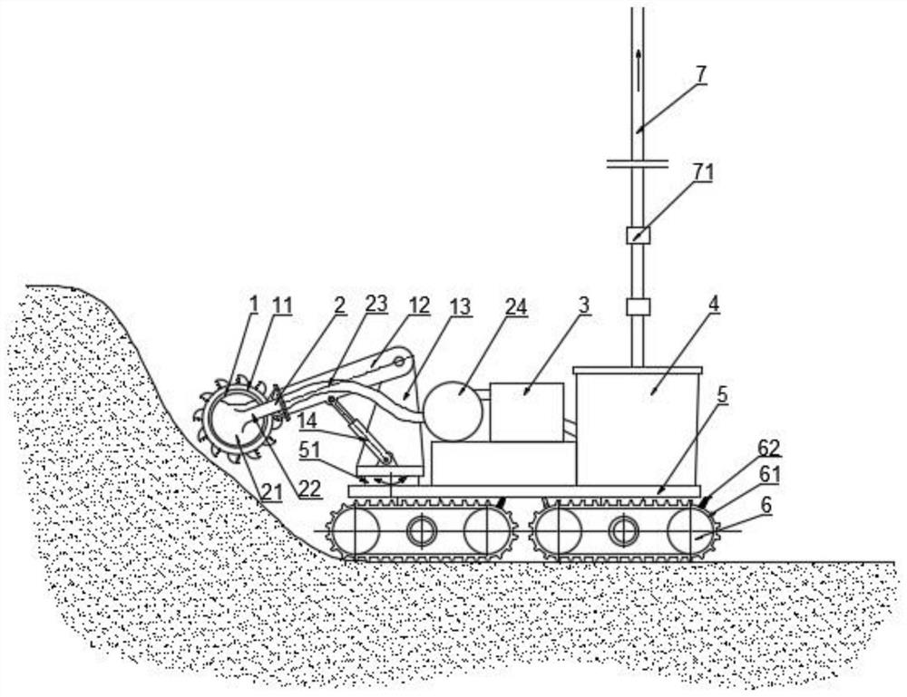 Integrated deep-sea mining vehicle