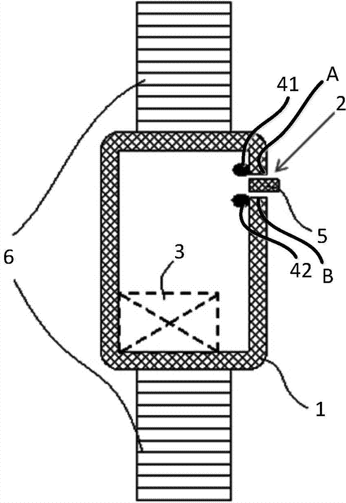 NFC device of wearable device with metal outer frame and wearable device