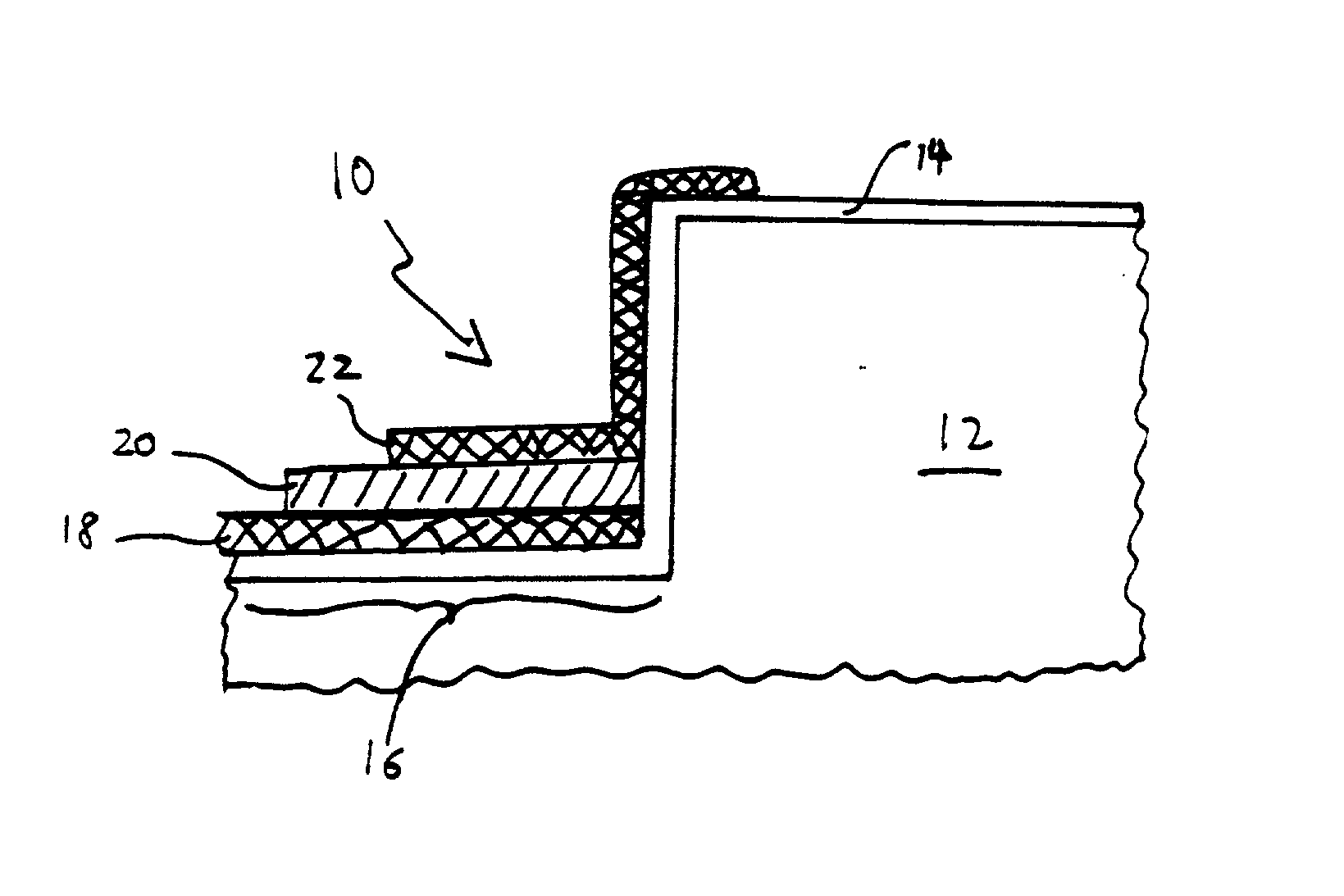 Organic semiconductor devices with short channels