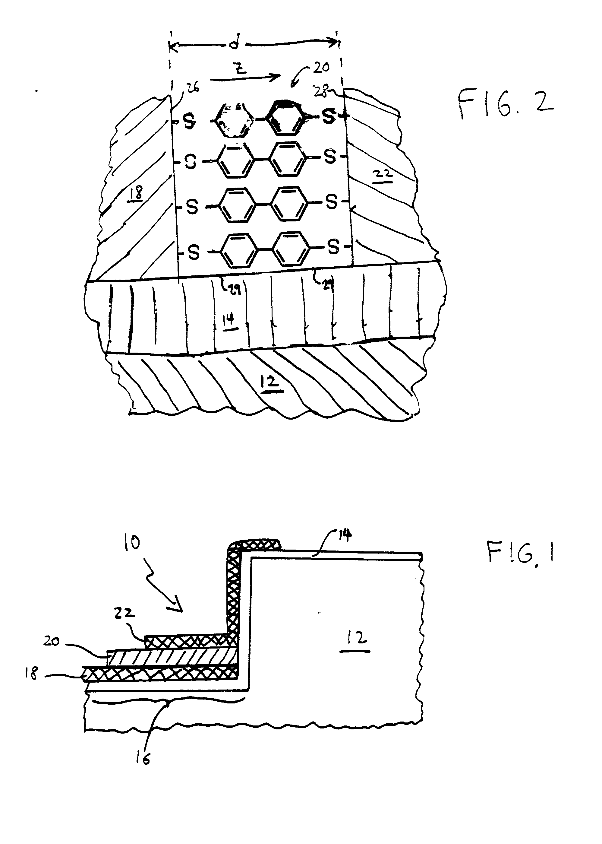 Organic semiconductor devices with short channels