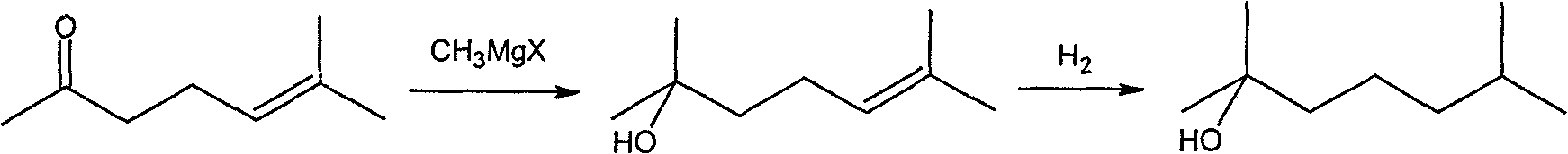 Method for preparing 2,6-dimethyl-2-heptanol