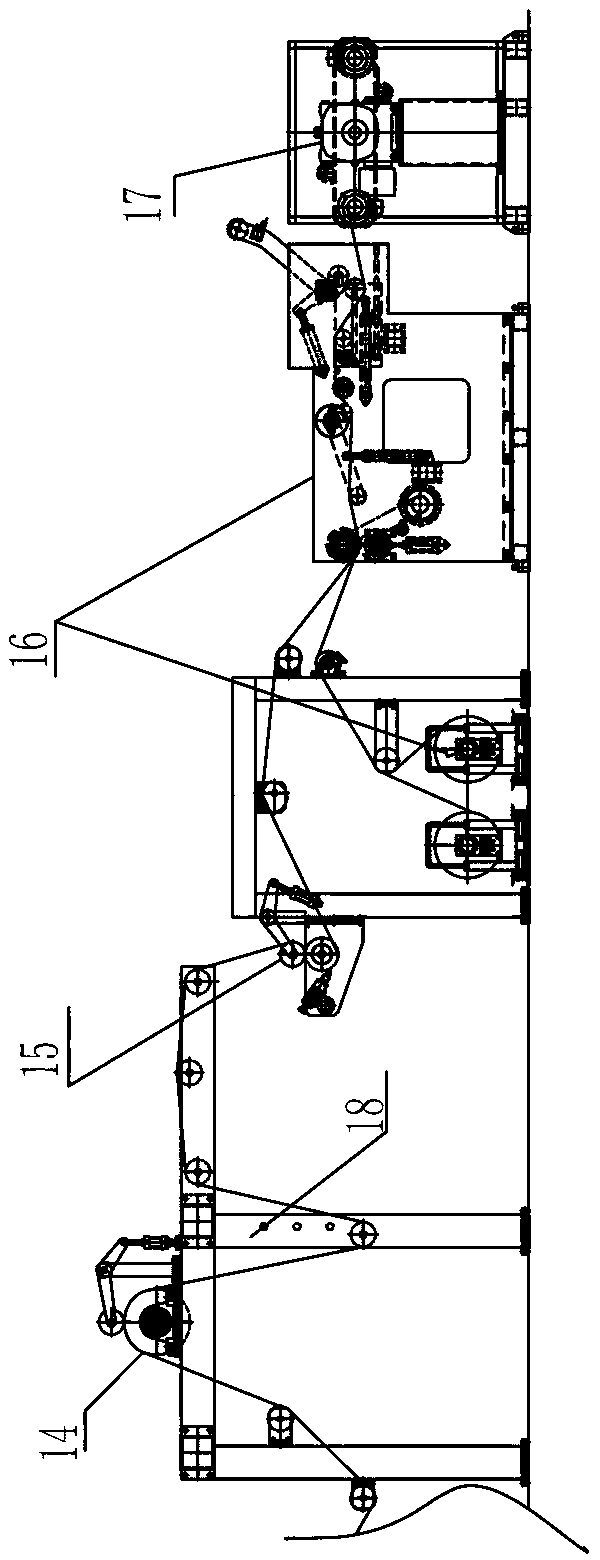 PVB (polyvinyl butyral) glass sandwich layer membrane sheet production line and operating method thereof