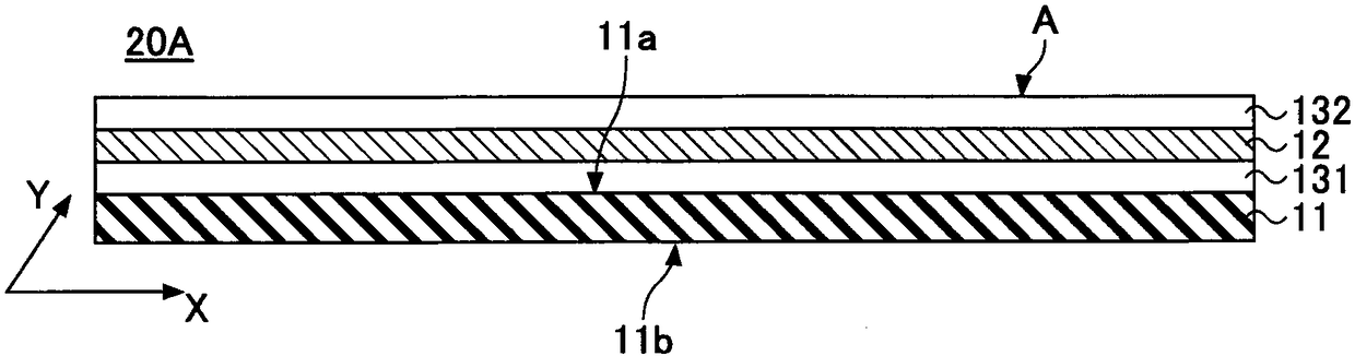 Laminate substrate, conductive substrate, method for producing the ...