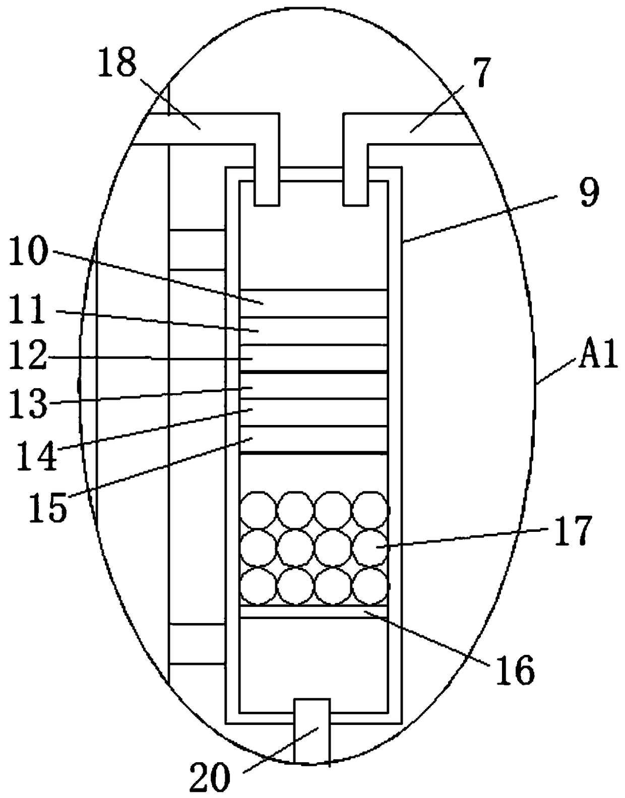 Large-scale flowing water hydrotherapy apparatus for medical treatment