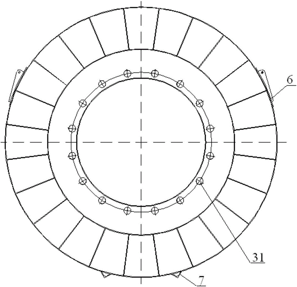 Damper for nuclear fuel transport container