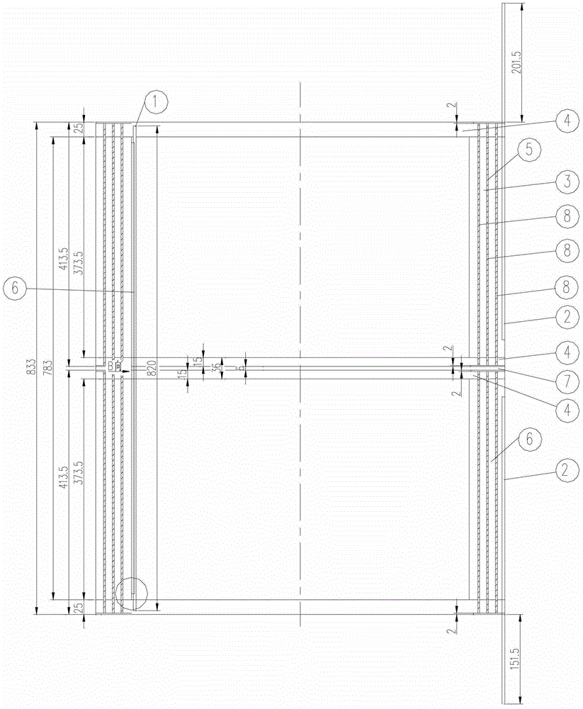 A main transformer low-voltage foil structure and its realization method