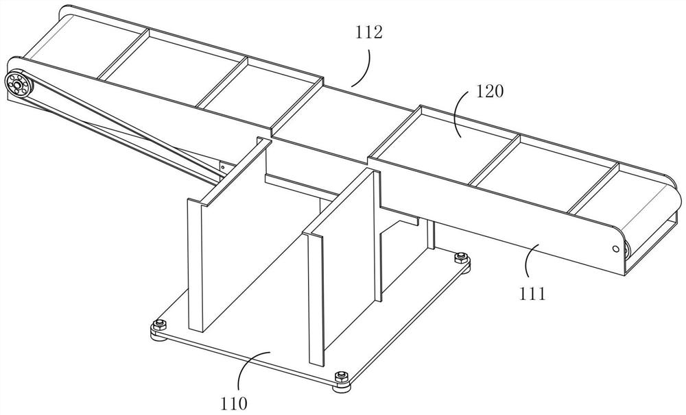 Ultrasonic dewatering assembly applied to vegetable deep processing