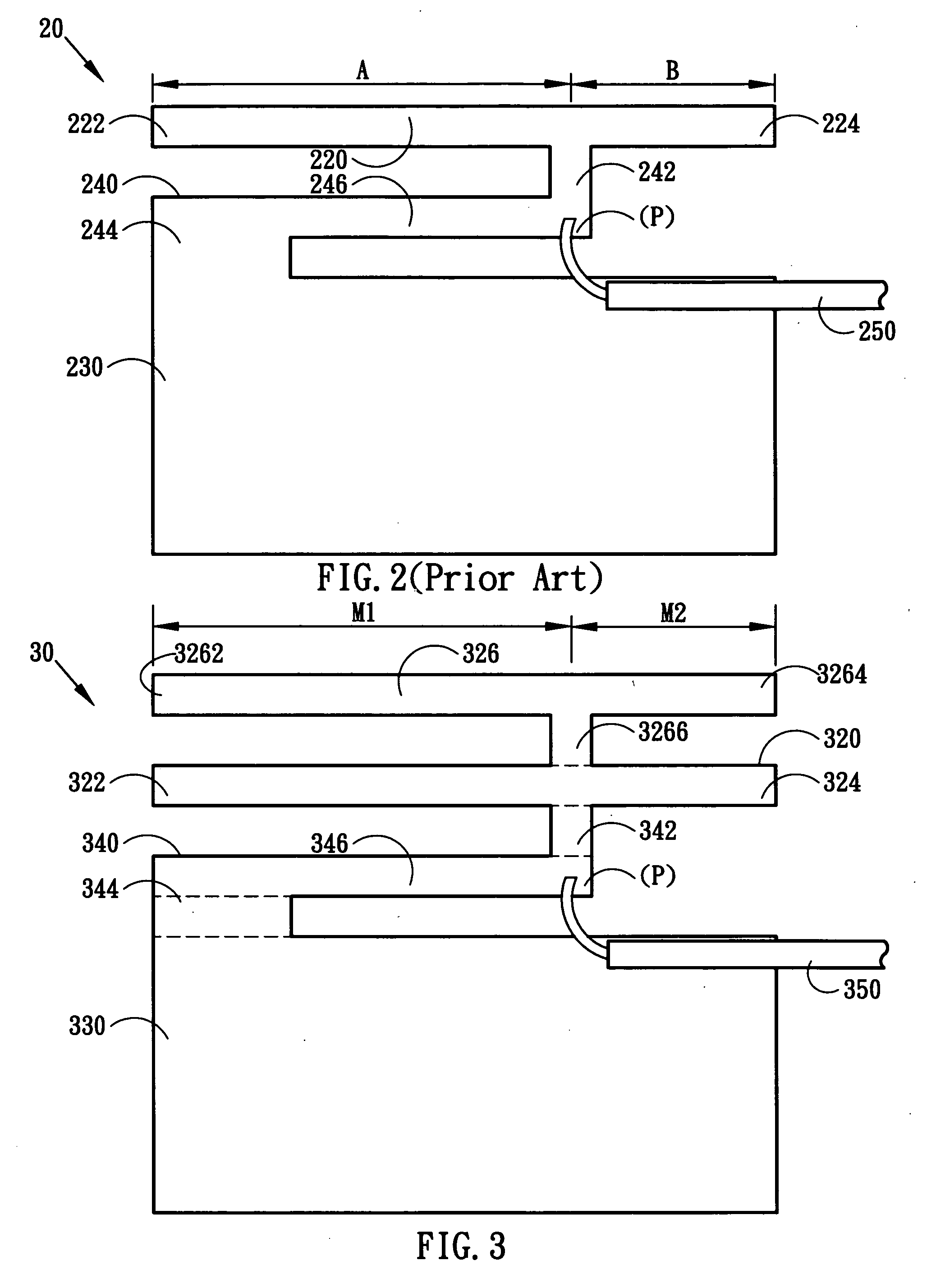 Multifrequency H-shaped antenna