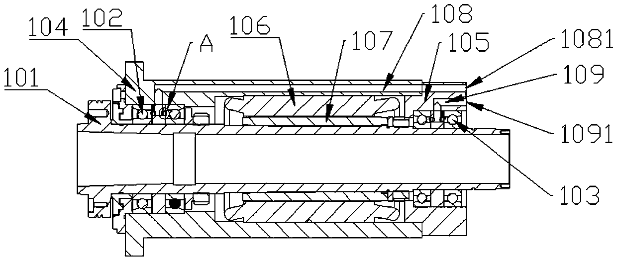 Electric spindle oil-air lubricating device, control system and control method