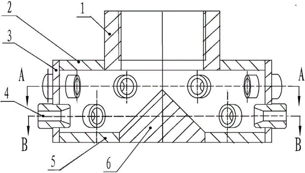 Backwash spray nozzle for granular filter material filter device